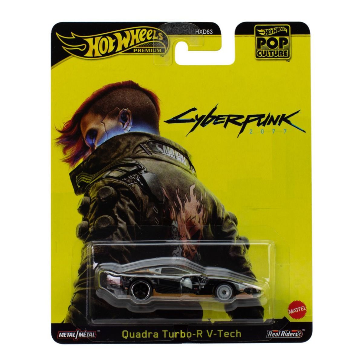 HOT WHEELS POP CULTURE - CYBERPUNK QUADRA TURBO-R V-TECH