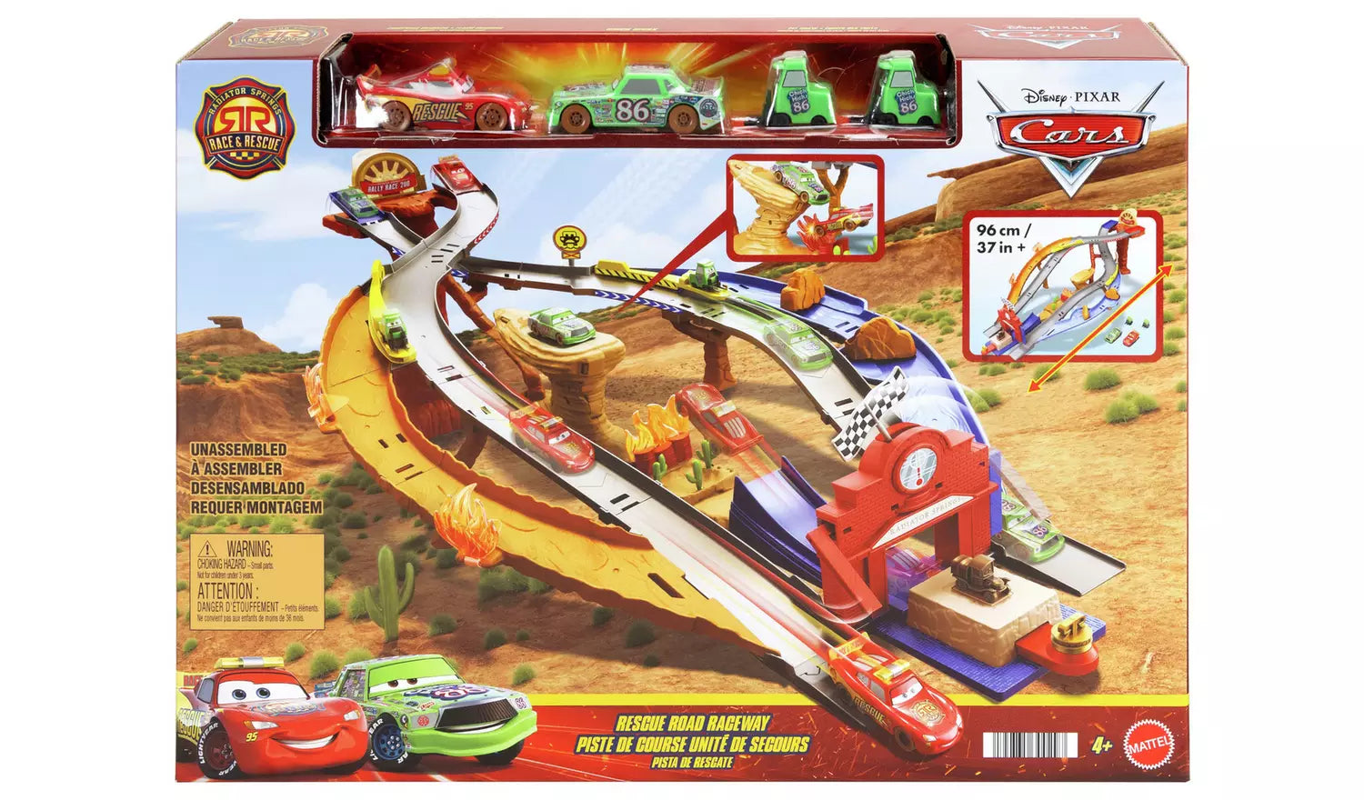 DISNEY PIXAR CARS - RESCUE ROAD RACEWAY - Toyworld Frankston