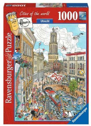 RAVENSBURGER PUZZLE 173037 CITIES OF THE WORLD UTRECHT 1000 PIECE PUZZLE