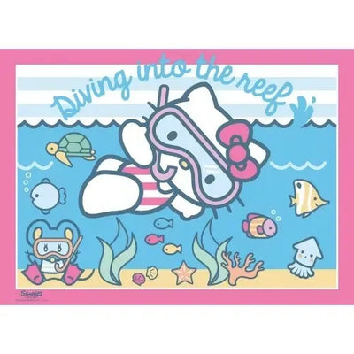 RAVENSBURGER HELLO KITTY BUMPER PUZZLE PACK 4X100 PIECE PUZZLES