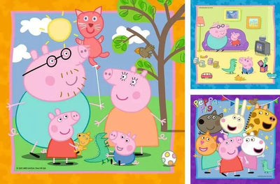 RAVENSBURGER PEPPA'S FAMILY AND FRIENDS 3X49 PC