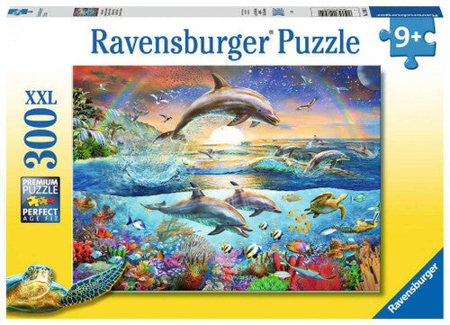 RAVENSBURGER - DOLPHIN PARADISE 300 PIECE PUZZEL