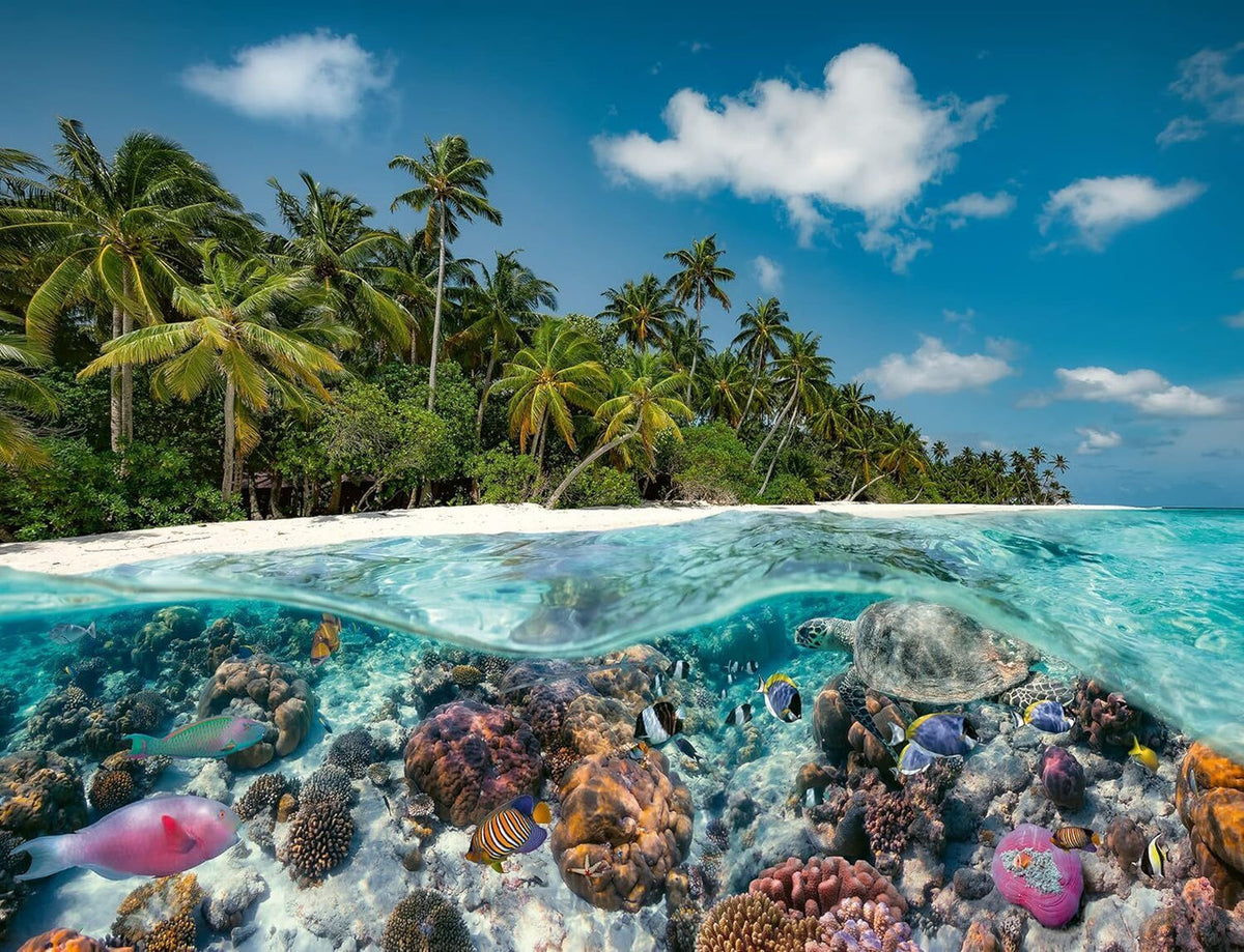 RAVENSBURGER - A DIVE IN THE MALDIVES 2000 PIECE PUZZLE