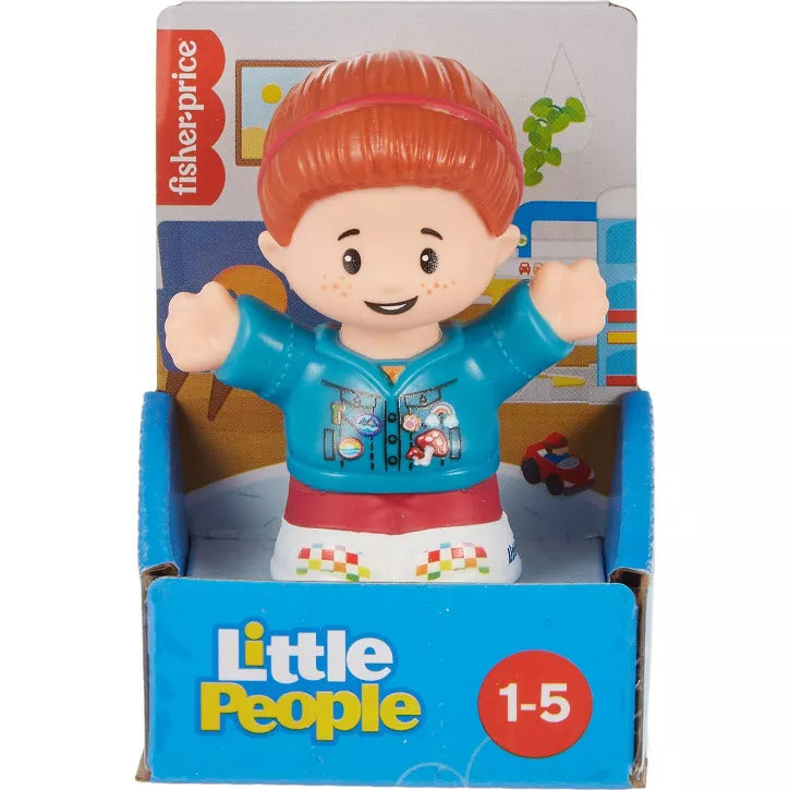 FISHER PRICE - LITTLE PEOPLE GIRL WITH RED PONYTAIL - Toyworld Frankston