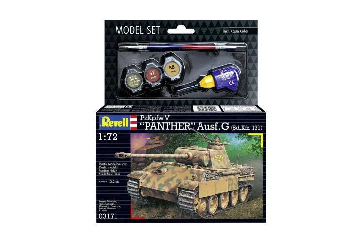 REVELL STARTER KIT 1/72 MODEL SET PZKPFW VI AUSF. H TIGER