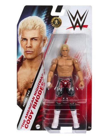 WWE BASIC FIGURES SERIES 143 - CODY RHODES - THE AMERICAN NIGHTMARE - Toyworld Frankston