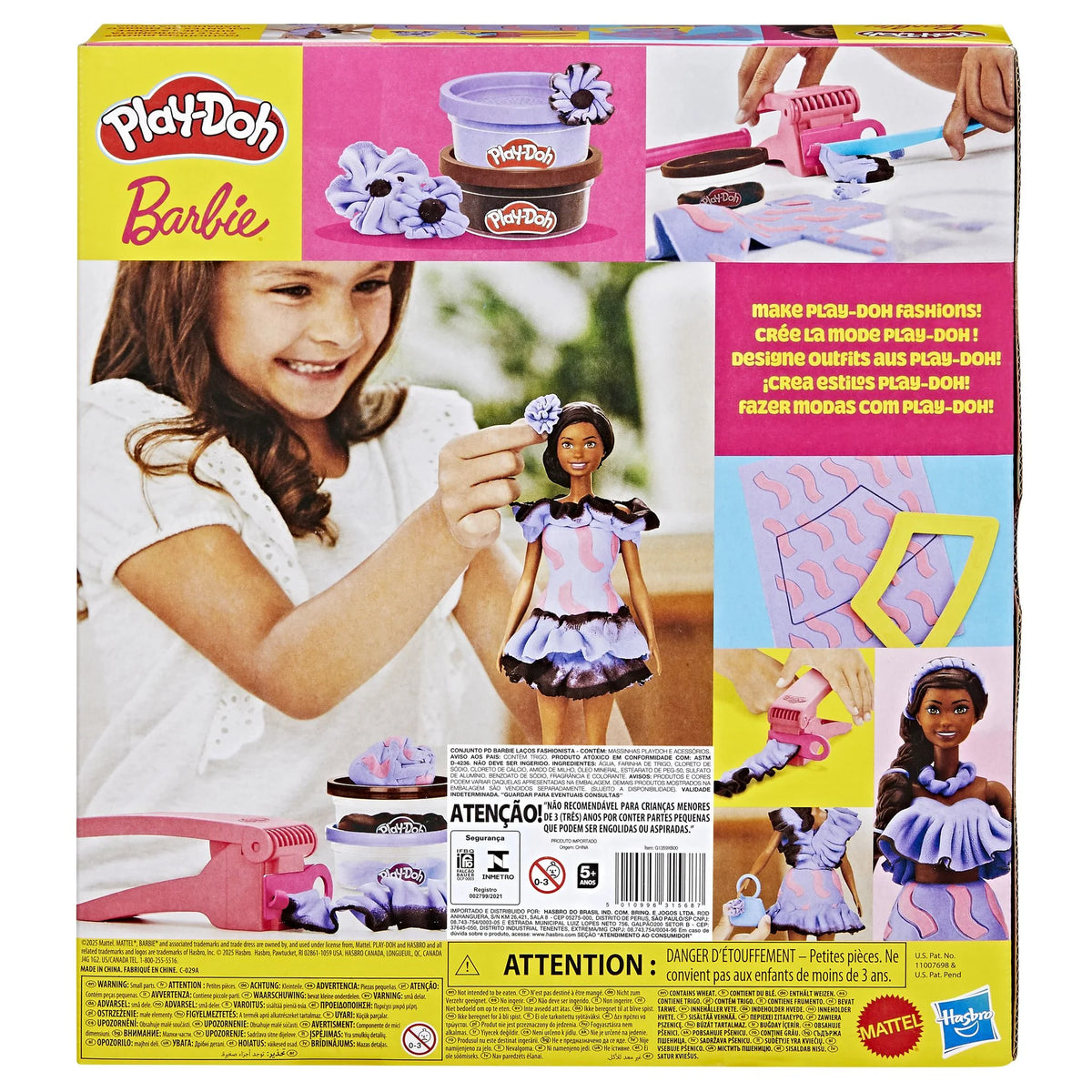 PLAY-DOH BARBIE - FASHIONISTA RUFFLES - Toyworld Frankston