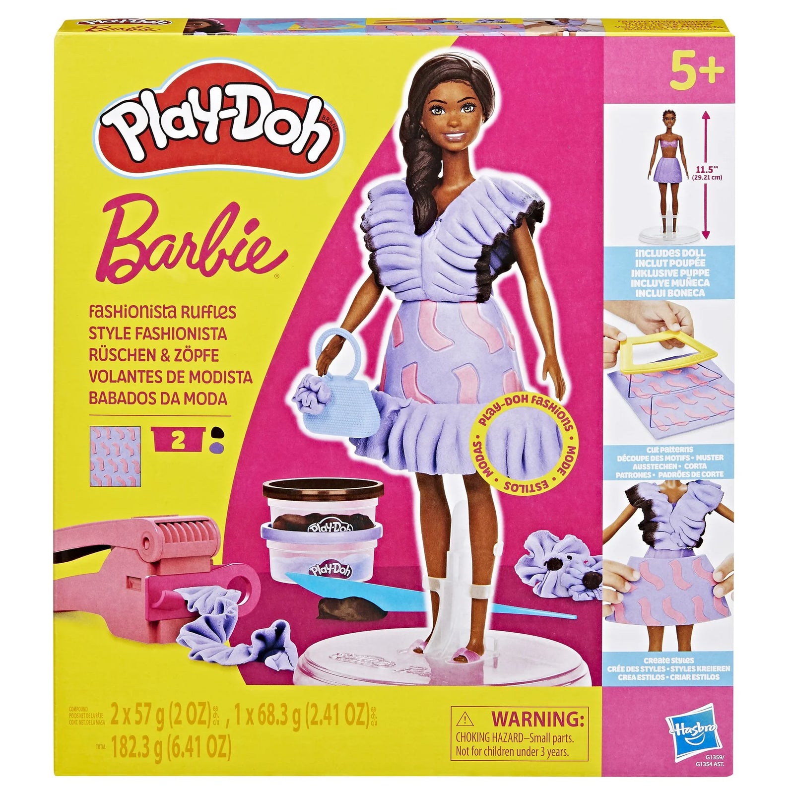 PLAY-DOH BARBIE - FASHIONISTA RUFFLES - Toyworld Frankston