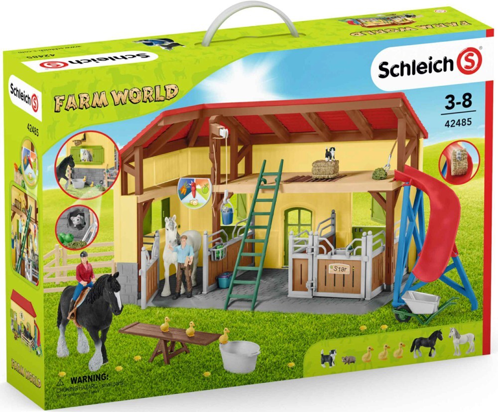 SCHLEICH-HORSE STABLE