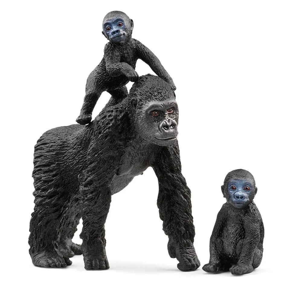 SCHLEICH - GORILLA FAMILY 3 PC SET - Toyworld Frankston