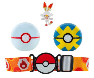 POKEMON CLIP AND GO WAVE 1 BELT - SCORBUNNY - Toyworld Frankston