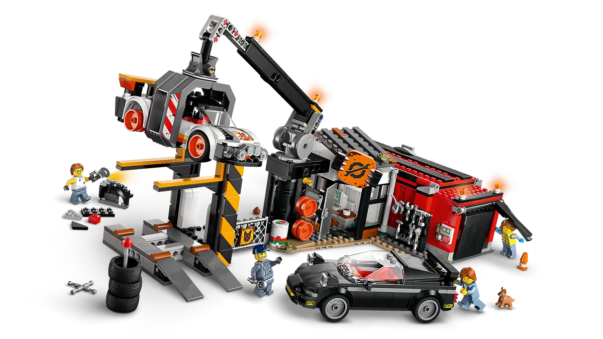 LEGO CITY 60472 SCRAPYARD WITH CARS