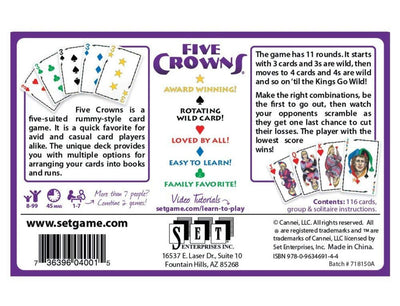 FIVE CROWNS CARD GAME
