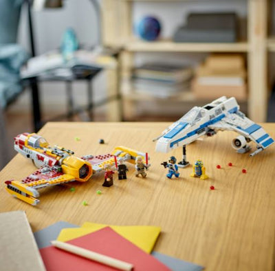 LEGO 75364 STAR WARS NEW REPUBLIC E WING VS SHIN HATIS STARFIGHTER - Toyworld Frankston