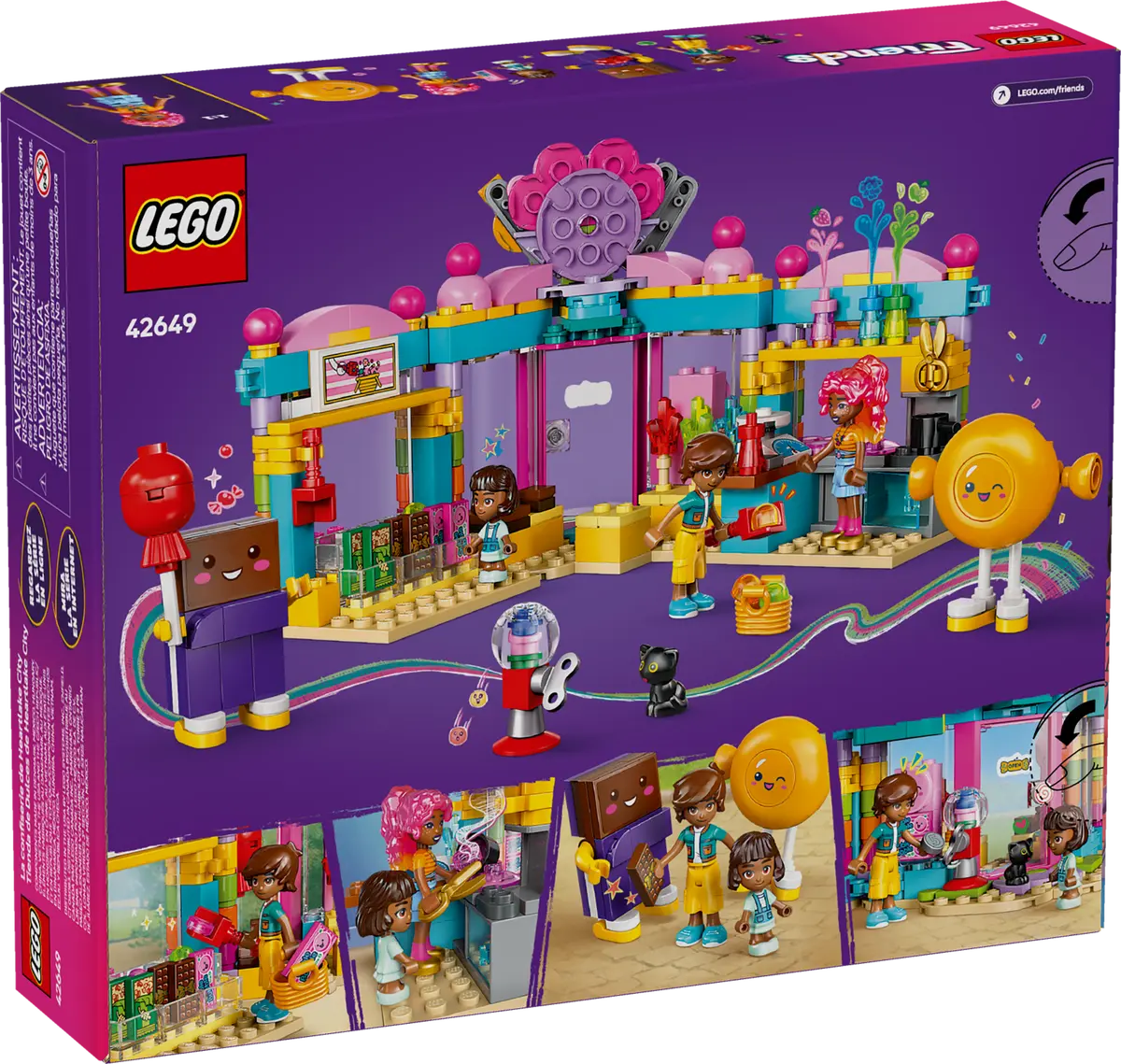 LEGO FRIENDS 42649 HEARTLAKE CITY CANDY STORE