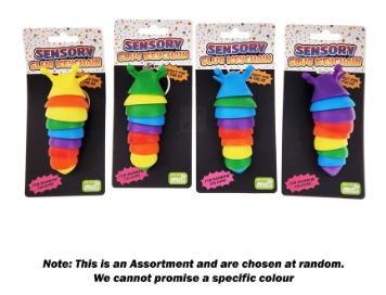 SENSORY SLUG KEYCHAIN - Toyworld Frankston