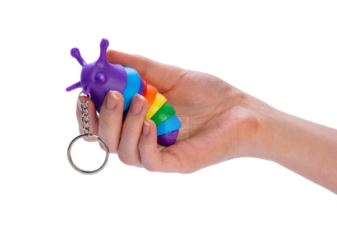SENSORY SLUG KEYCHAIN - Toyworld Frankston