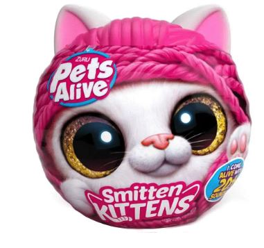 ZURU PETS ALIVE SMITTEN KITTENS INTERACTIVE PLUSH - Toyworld Frankston