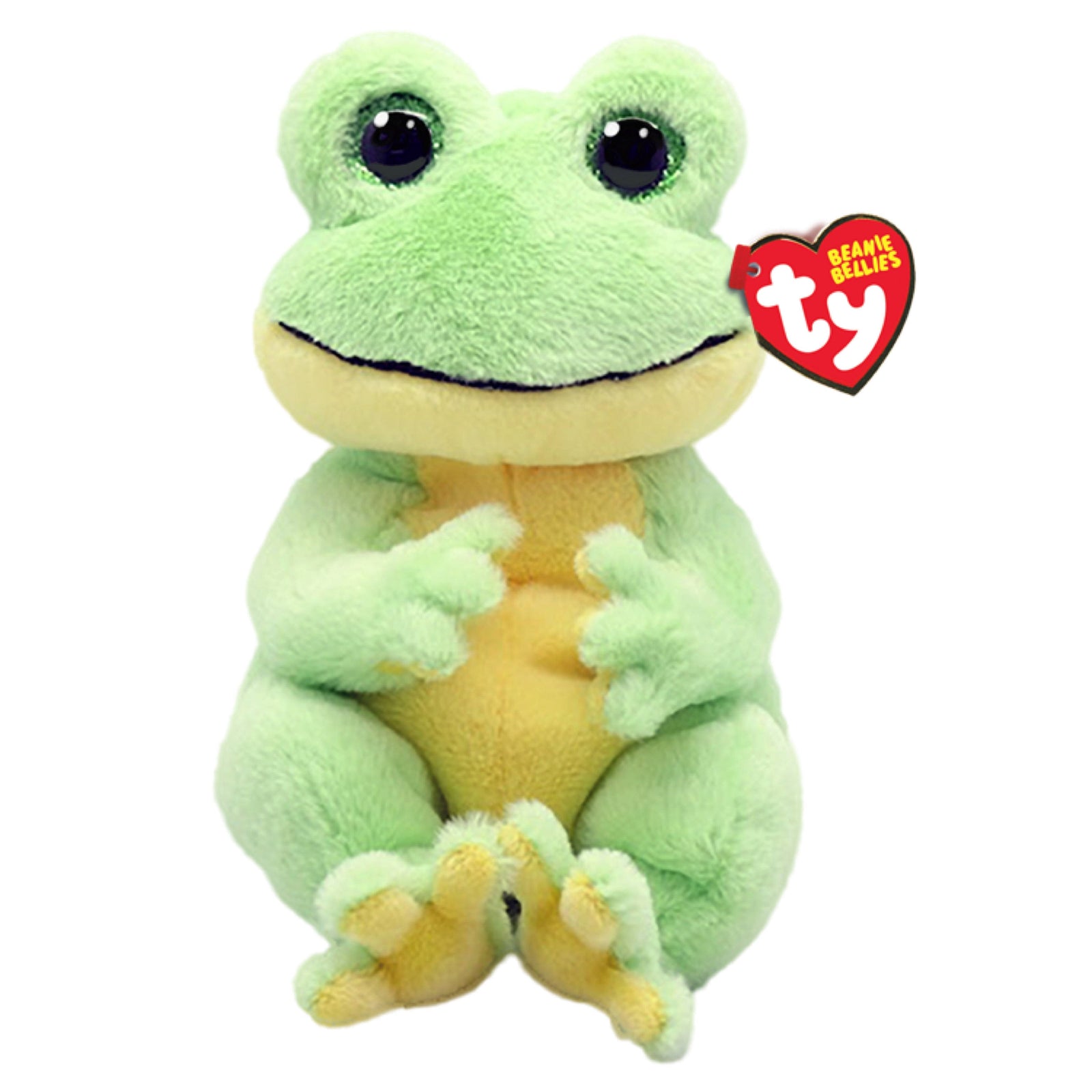 TY - BEANIE BELLIES - SNAPPER - GREEN FROG - Toyworld Frankston