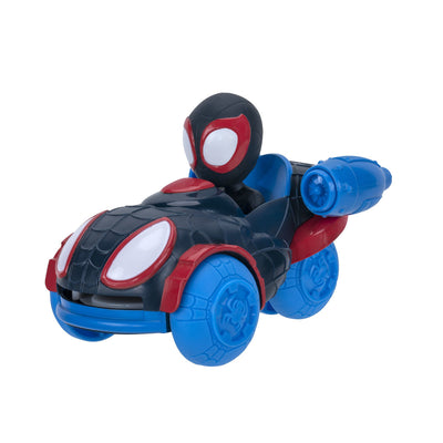 SPIDEY N FRIENDS LITTLE VEHILE ASST - MILES MORALES: SPIDERMAN - Toyworld Frankston