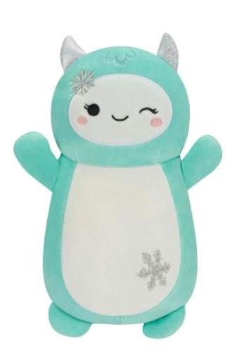 SQUISHMALLOWS -  HUGMEES 10 INCH PLUSH - CHRISTMAS YOLLIE THE YETI - Toyworld Frankston