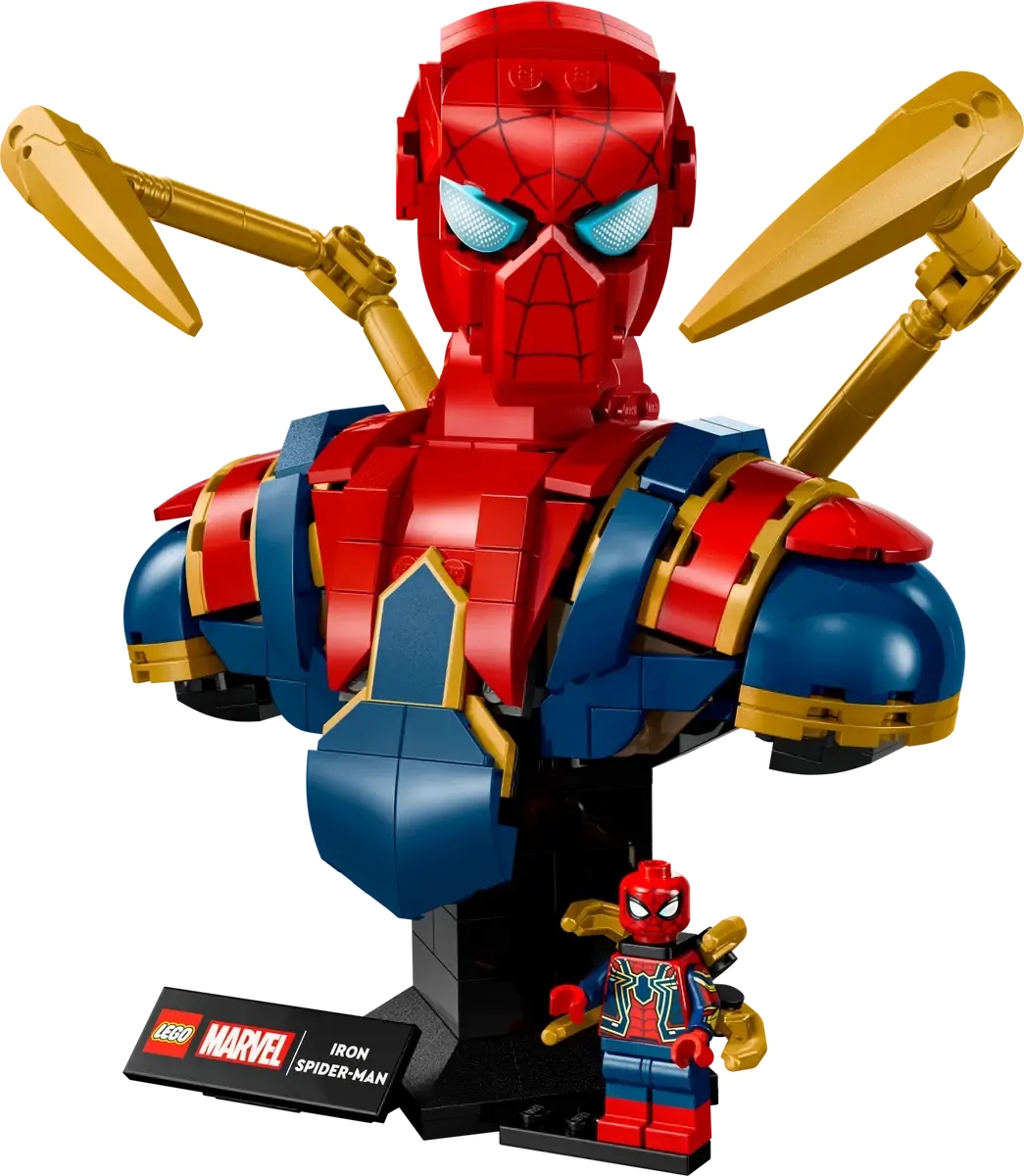 LEGO 76326 MARVEL - IRON SPIDER MAN BUST - Toyworld Frankston