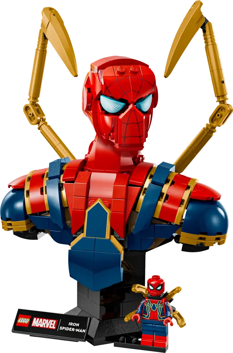 LEGO 76326 MARVEL - IRON SPIDER MAN BUST - Toyworld Frankston
