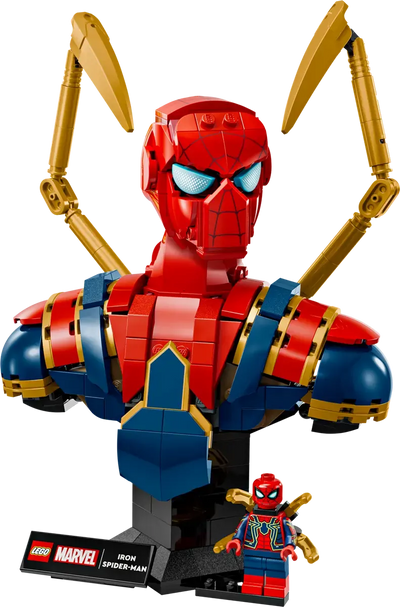 LEGO 76326 MARVEL - IRON SPIDER MAN BUST - Toyworld Frankston
