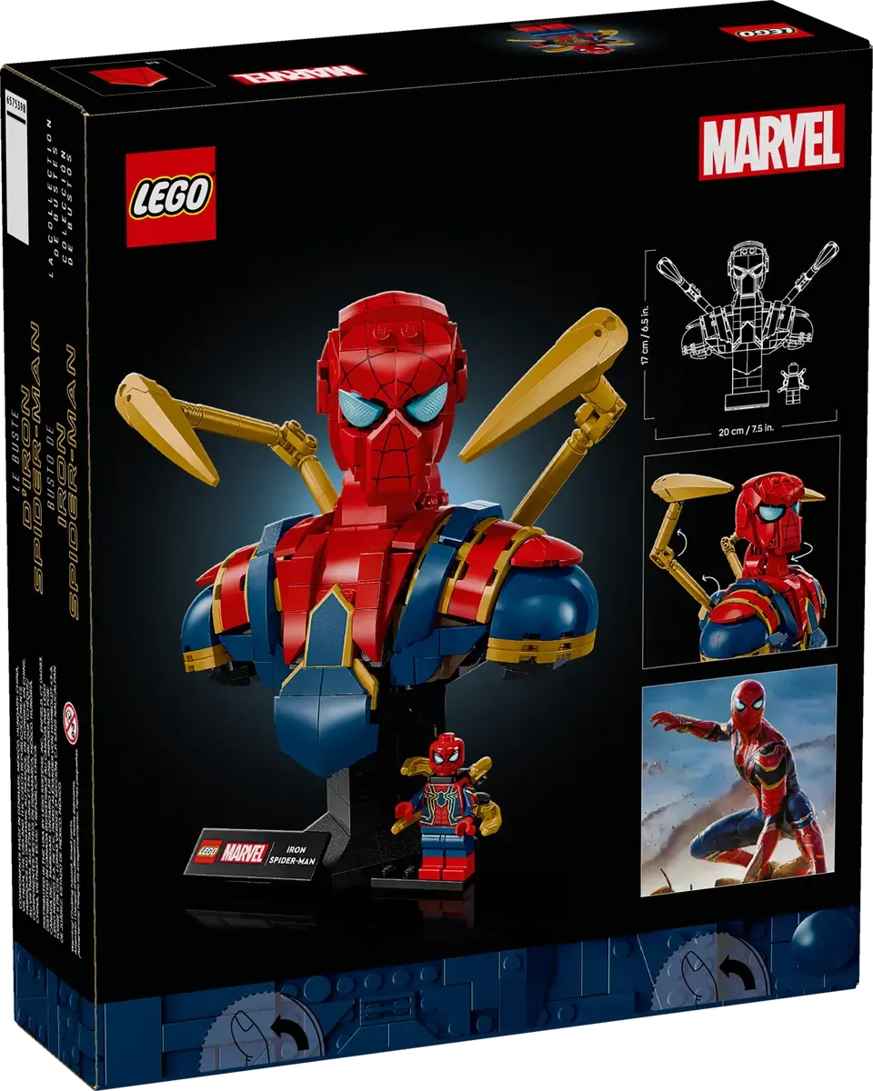 LEGO 76326 MARVEL - IRON SPIDER MAN BUST - Toyworld Frankston