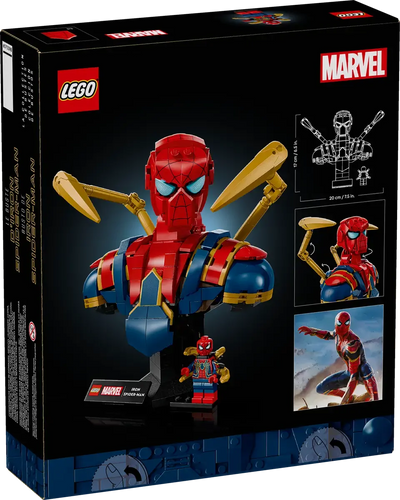 LEGO 76326 MARVEL - IRON SPIDER MAN BUST - Toyworld Frankston
