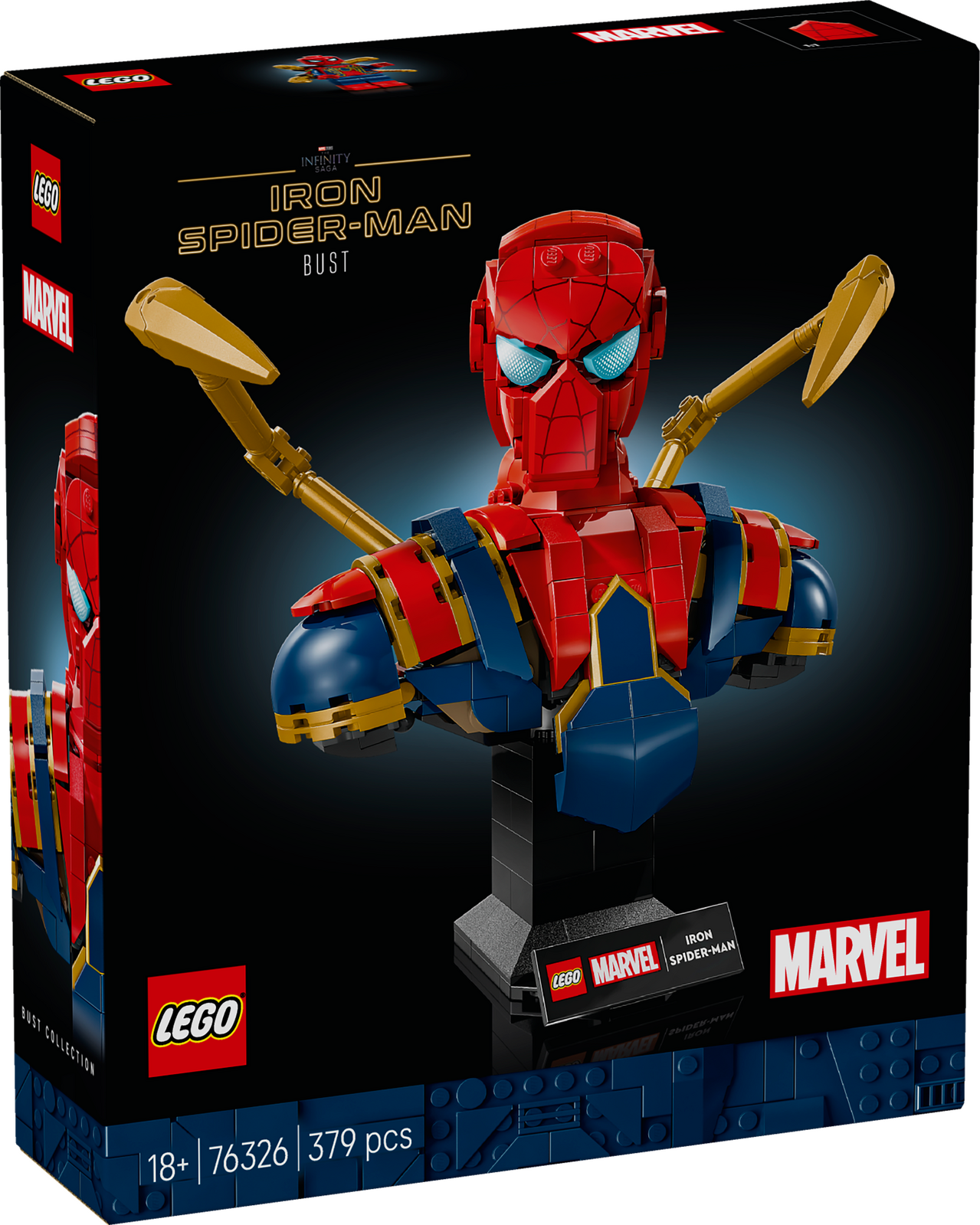 LEGO 76326 MARVEL - IRON SPIDER MAN BUST - Toyworld Frankston