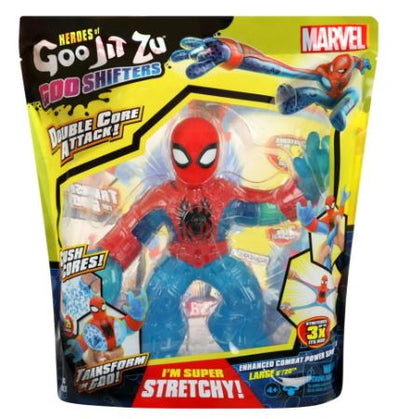 HEROES OF GOO JIT ZU  8 INCH SPIDERMAN SUPER STRETCHY FIGURE - Toyworld Frankston