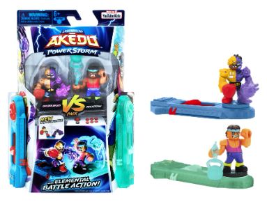 LEGENDS OF AKEDO POWERSTORM VERSUS PACK - BUSTER SPLITS VS SWEATSTAIN - Toyworld Frankston