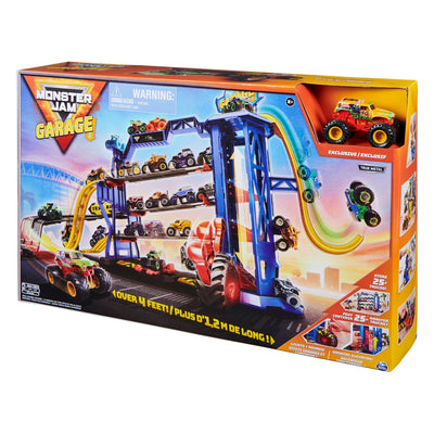 MONSTER JAM 1:64 GARAGE PLAY SET - Toyworld Frankston