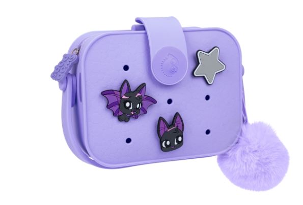SWAP POP PURSE - PURPLE BAT - Toyworld Frankston