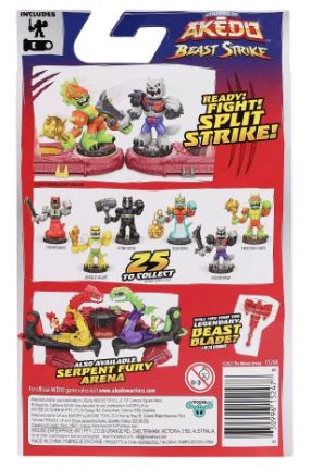 AKEDO BEAST STRIKE MINI BATTLING ACTION WARRIORS - STINK KING - Toyworld Frankston