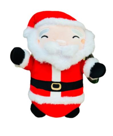 SQUISHMALLOWS -  HUGMEES 10 INCH PLUSH - CHRISTMAS NICK - Toyworld Frankston