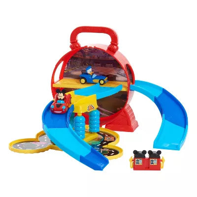 DISNEY JR MICKEY MOUSE STOW 'N GO GARAGE - Toyworld Frankston