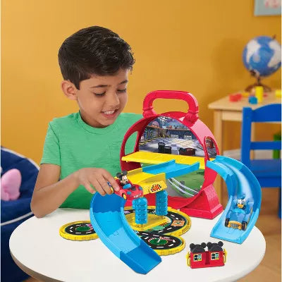 DISNEY JR MICKEY MOUSE STOW 'N GO GARAGE - Toyworld Frankston