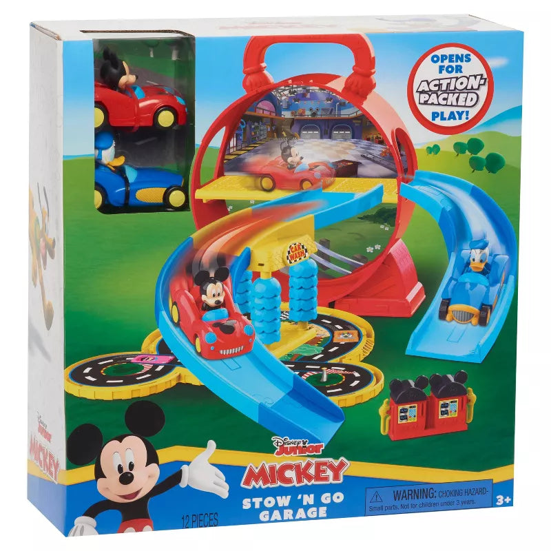 DISNEY JR MICKEY MOUSE STOW 'N GO GARAGE