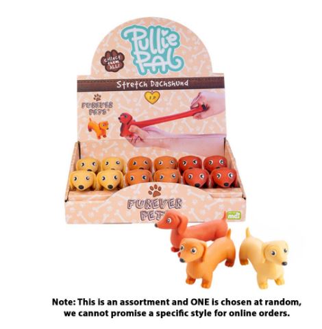 PULLIE PALS - STRETCH DACHSHOUND - Toyworld Frankston