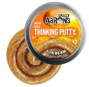 CRAZY AARON'S THINKING PUTTY MINI HOLO - SUN BEAM