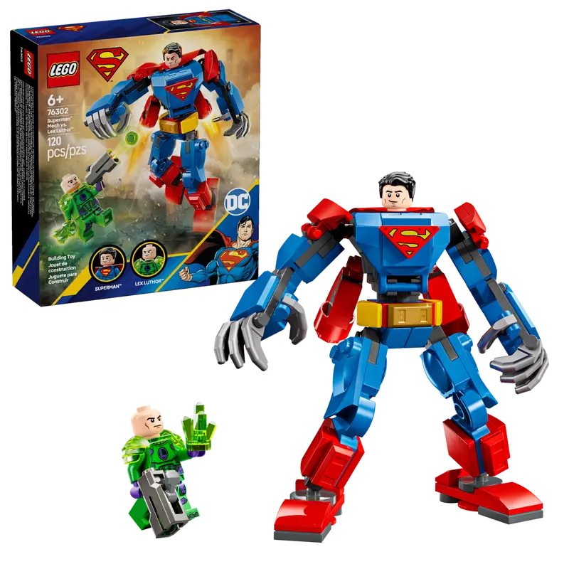 LEGO 76302 DC SUPERMAN MECH VS. LEX LUTHOR - Toyworld Frankston