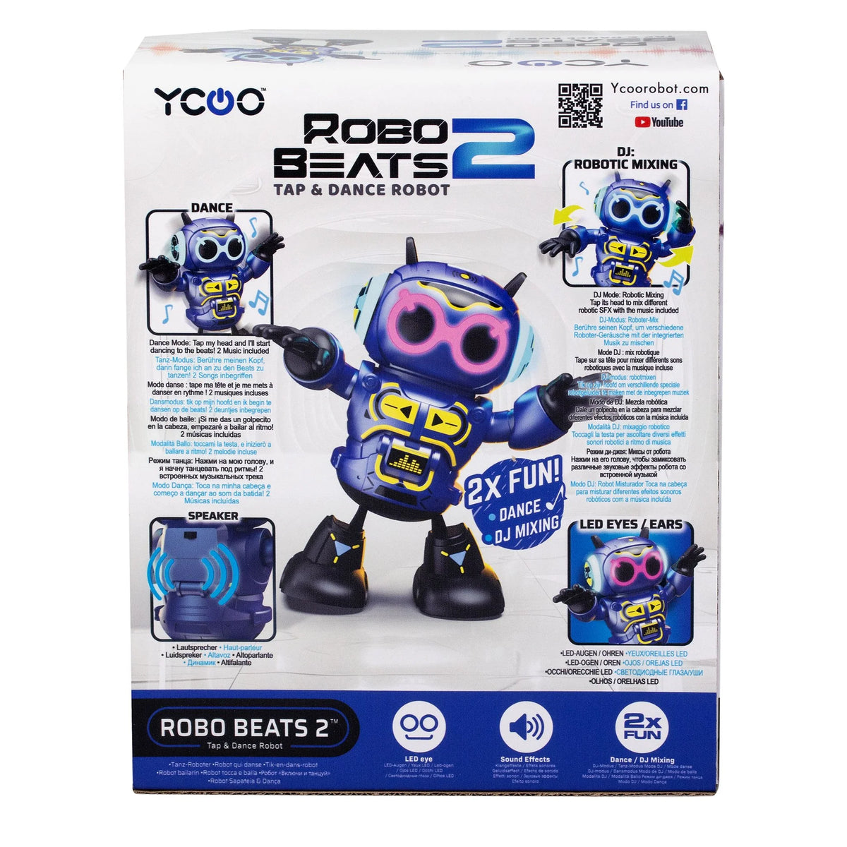 SILVERLIT YCOO ROBO BEATS 2 - TAP AND DANCE ROBOT - Toyworld Frankston
