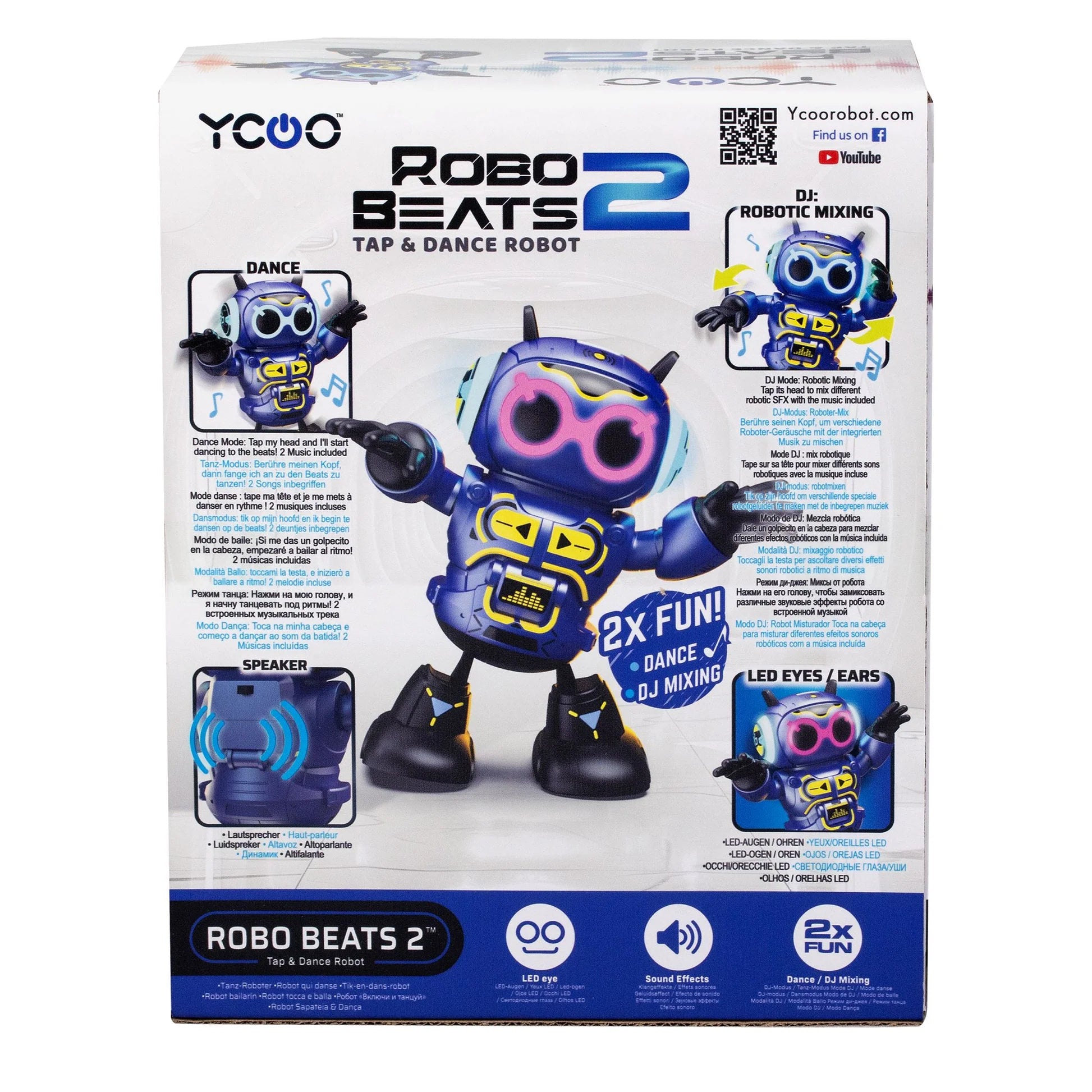 SILVERLIT YCOO ROBO BEATS 2 - TAP AND DANCE ROBOT - Toyworld Frankston