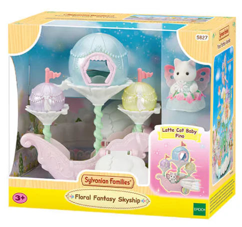 SYLVANIAN FAMILIES - FLORAL FANTASY SKYSHIP - Toyworld Frankston