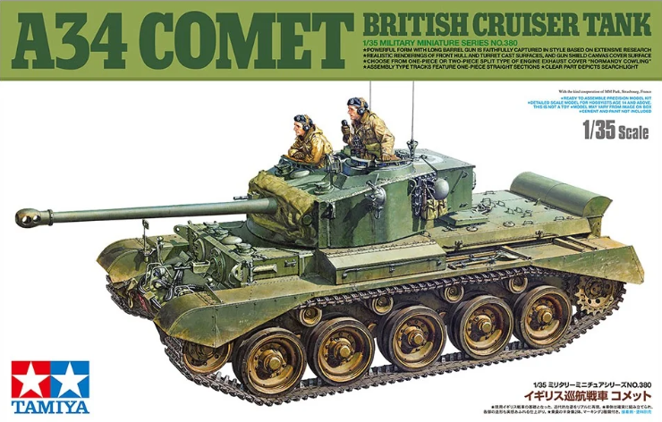 TAMIYA 1/35 A34 COMET BRITISH CRUISER TANK