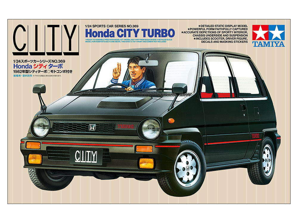 TAMIYA HONDA CITY TURBO 1:24 MODEL KIT - Toyworld Frankston