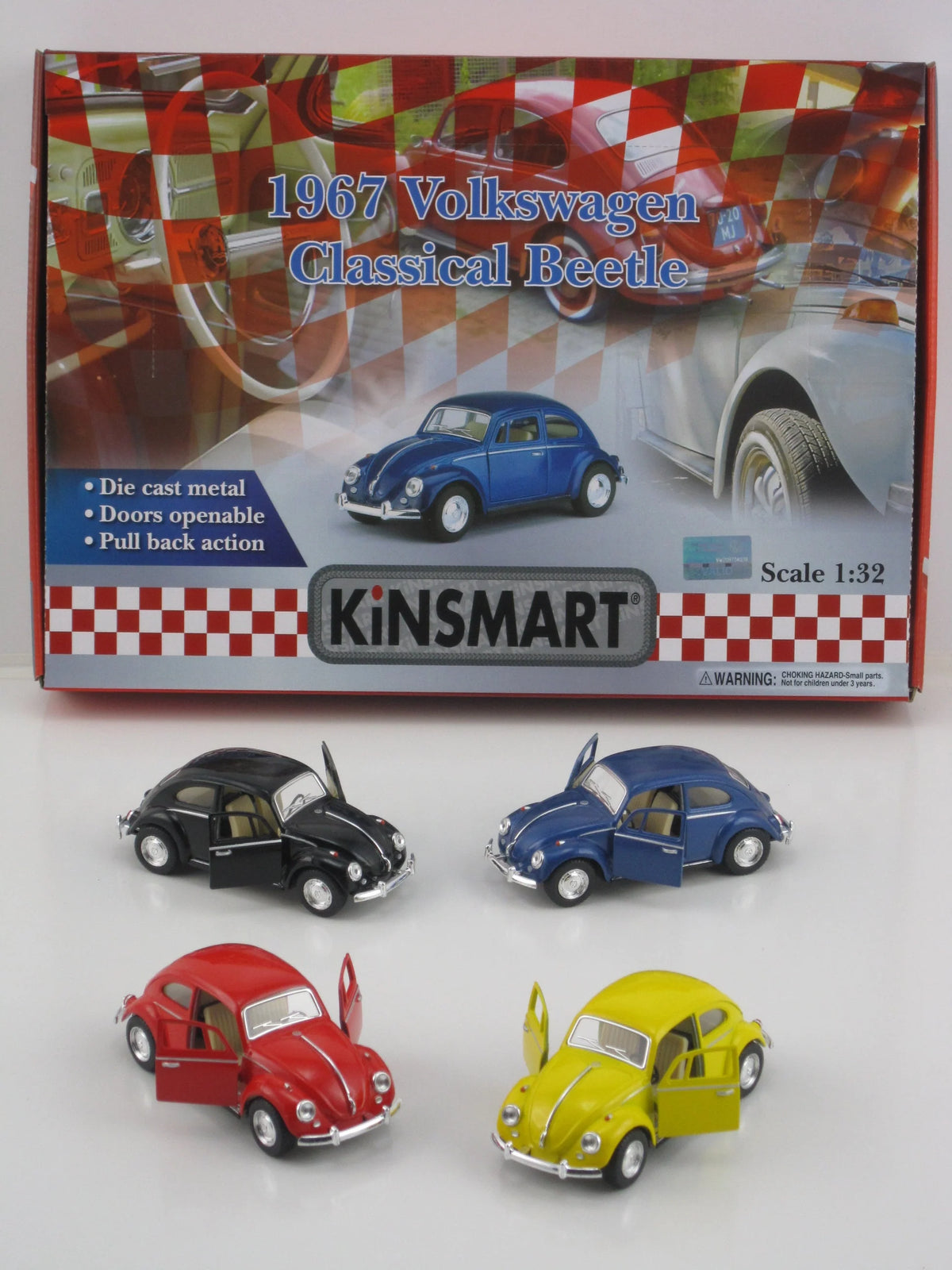 VOLKSWAGON BEETLE 1967 CLASSIC ASSORTED STYLES - Toyworld Frankston