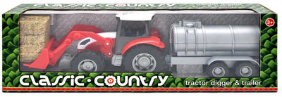 CLASSIC COUNTRY TRACTOR DIGGER TANKER ASSORTMENT - Toyworld Frankston